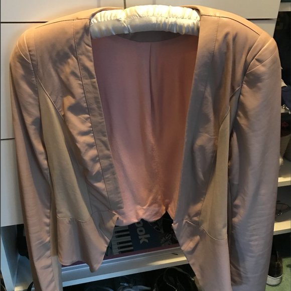 Cream Colored Warm Blazer Jacket Womens Ark & Co - Picture 1 of 2